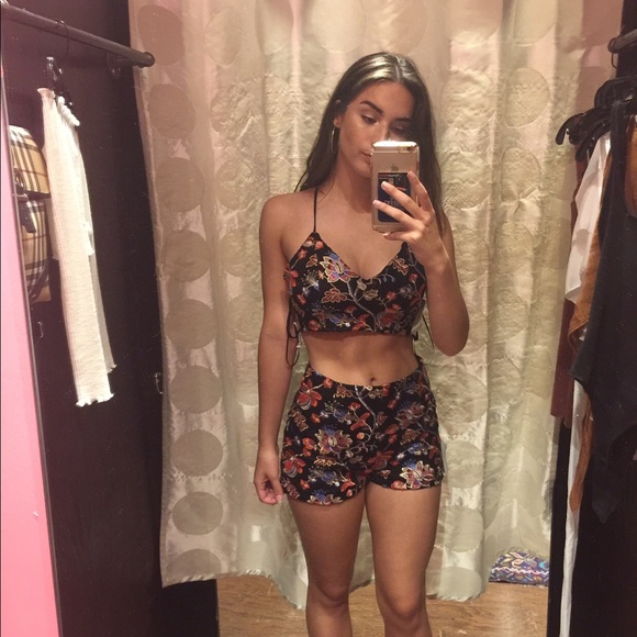 Floral Two Piece Outfit from Akira Chicago - Picture 2 of 4